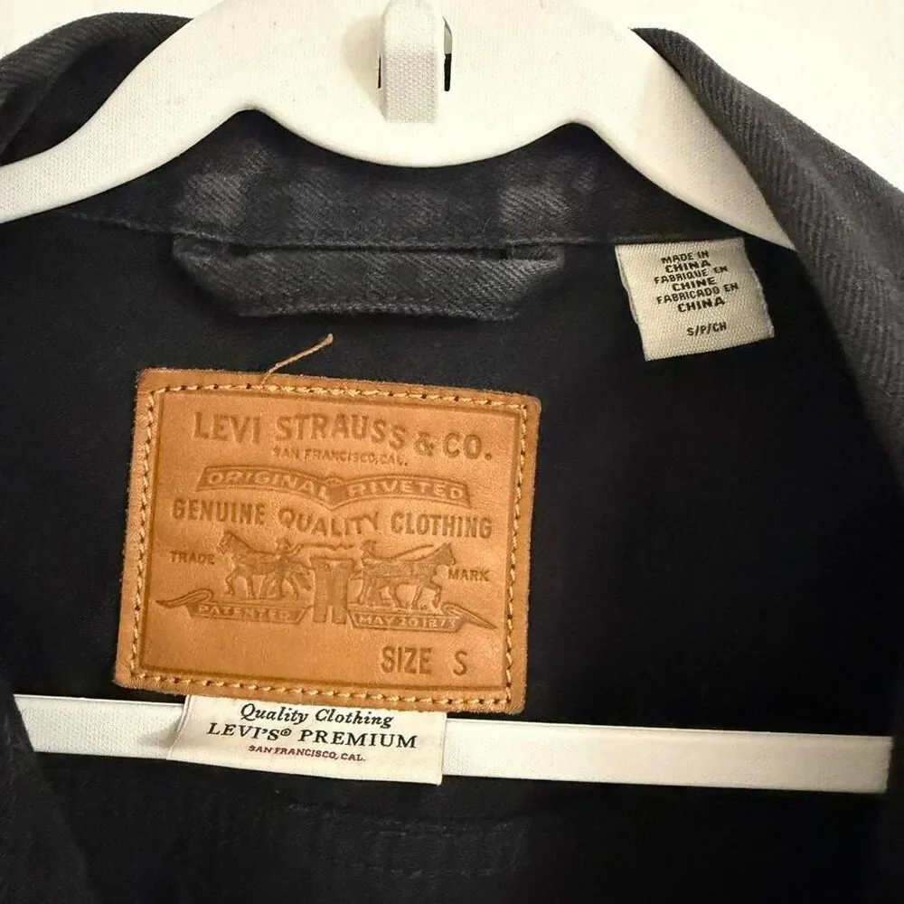 Custom Levi’s Denim Jacket with Converge Jane Doe Inspired Back Patch RARE